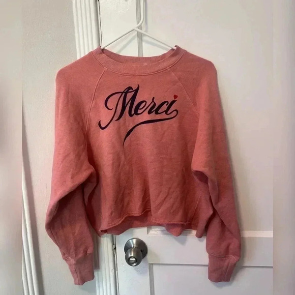 SUNDRY MERCI CUTOFF
SWEATSHIRT NEW - Picture 3 of 6